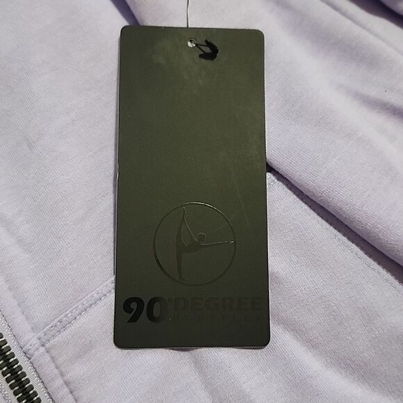 90 Degree By Reflex Hooded Zip Up Jacket NWT - Picture 3 of 5